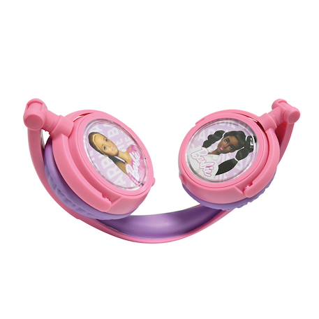 Casque stéréo filaire pliable barbie avec limitation de volume d'écoute MULTICOLORE 4 - vertbaudet enfant 