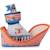 Jouet de bain bateau de pirate jack Rouge, bleu, gris 1 - vertbaudet enfant 