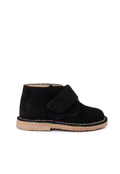 Chaussures-Suède desert boots bottines chukka à scratch pour enfants