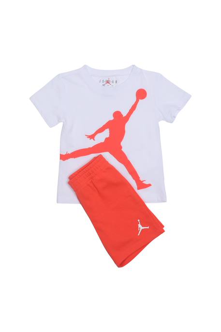 Ensemble 2 pièces Blanc / orange+Bleu 3 - vertbaudet enfant 
