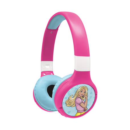 Casque 2 en 1 barbie bluetooth et filaire avec limitation de son MULTICOLORE 5 - vertbaudet enfant 