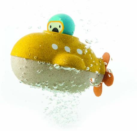 Sous-marin pour le bain Jaune 1 - vertbaudet enfant 