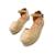 Sandales filles textile boucle Beige 2 - vertbaudet enfant 