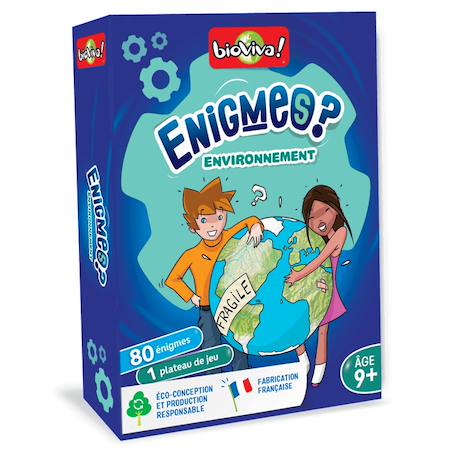 Jeu de cartes enigmes - environnement - fabriqué en france MULTICOLORE 1 - vertbaudet enfant 