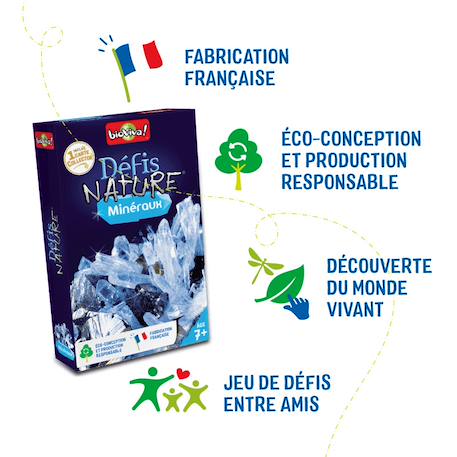 Jeu de cartes défis nature - minéraux - fabriqué en france MULTICOLORE 6 - vertbaudet enfant 