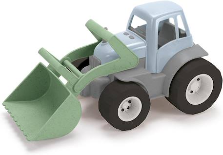 Tracteur pelleteuse en bioplastique vert Vert 1 - vertbaudet enfant 