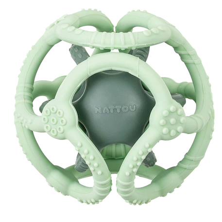 Set 2 balles silicone vert menthe Vert 1 - vertbaudet enfant 
