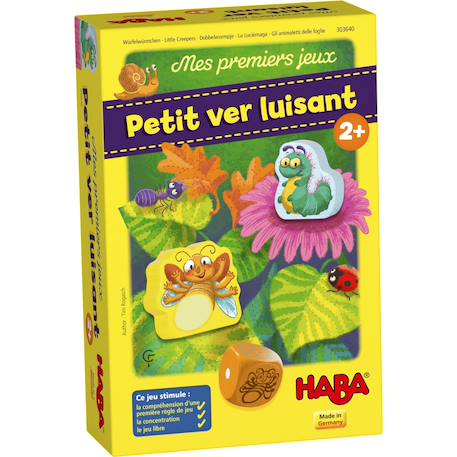 Mes premiers jeux - petit ver luisant Jaune 1 - vertbaudet enfant 