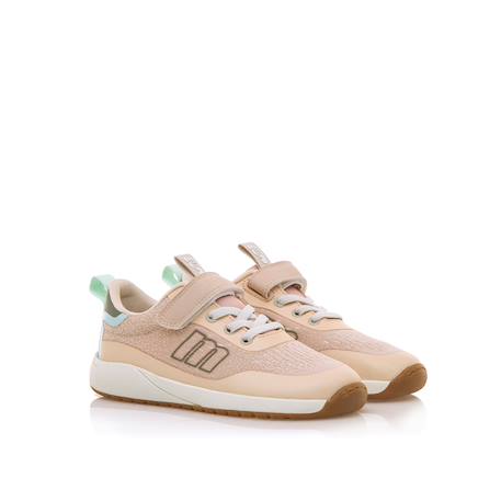 Sneakers filles textile lacets- fermeture adhésive barefoot Blue clair+Pink+Rose+Vert menthe 17 - vertbaudet enfant 
