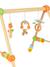Arche d’éveil bois bébé, réglable en hauteur Bleu+Bleu / orange+Orange / vert+Rouge 15 - vertbaudet enfant 