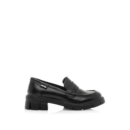 Mocassin fille synthétique Noir 1 - vertbaudet enfant 