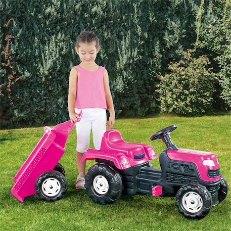 Tracteur à pédales licorne Rose 3 - vertbaudet enfant 