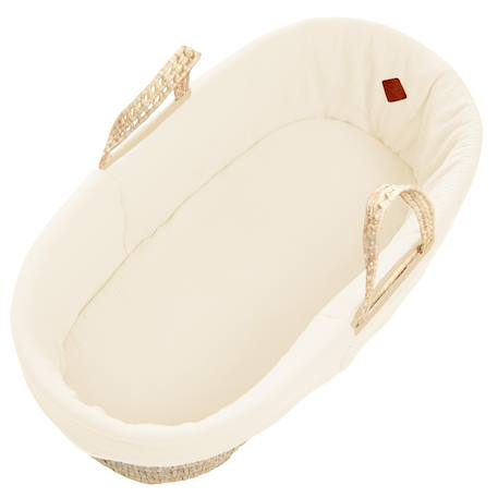 Habillage de couffin en gaze de coton jeanne Beige+Blanc+Bleu+Camel+Écru+Gris clair+Rose+Terracotta+Vert de gris 20 - vertbaudet enfant 