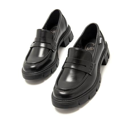 Mocassin fille synthétique Noir 5 - vertbaudet enfant 