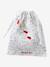 Doudou plat pingouin personnalisable et hochet BANQUISE blanc 6 - vertbaudet enfant 