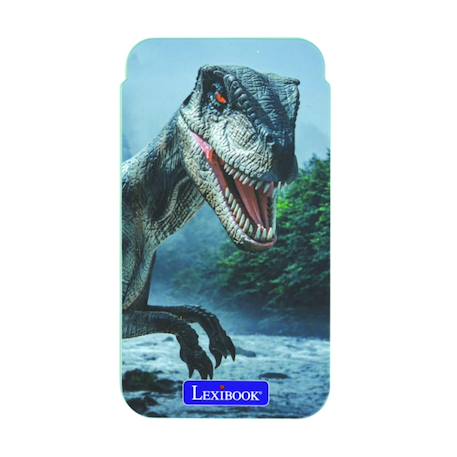 Calculatrice de Poche Dinosaures avec Couvercle de Protection, Fonctions Classiques et évoluées, à Piles et Solaire Bleu 5 - vertbaudet enfant 