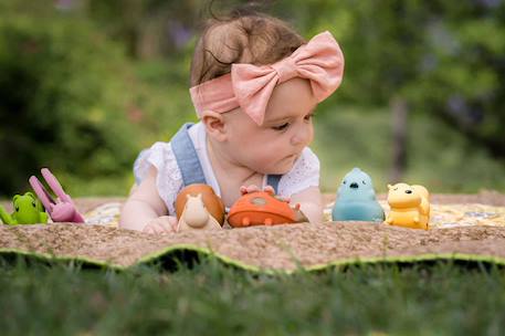 Oiseau en caoutchouc naturel Bleu 4 - vertbaudet enfant 