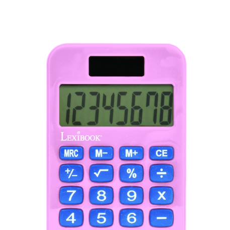Calculatrice de Poche Barbie avec Couvercle de Protection, Fonctions Classiques et évoluées, à Piles et Solaire Rose 4 - vertbaudet enfant 