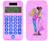 Calculatrice de Poche Barbie avec Couvercle de Protection, Fonctions Classiques et évoluées, à Piles et Solaire Rose 1 - vertbaudet enfant 