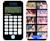 Calculatrice de Poche Manga avec Couvercle de Protection, Fonctions Classiques et évoluées, à Piles et Solaire Noir 1 - vertbaudet enfant 