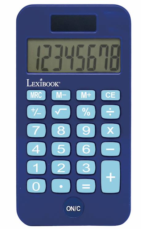 Calculatrice de Poche Sonic avec Couvercle de Protection, Fonctions Classiques et évoluées, à Piles et Solaire Bleu 2 - vertbaudet enfant 
