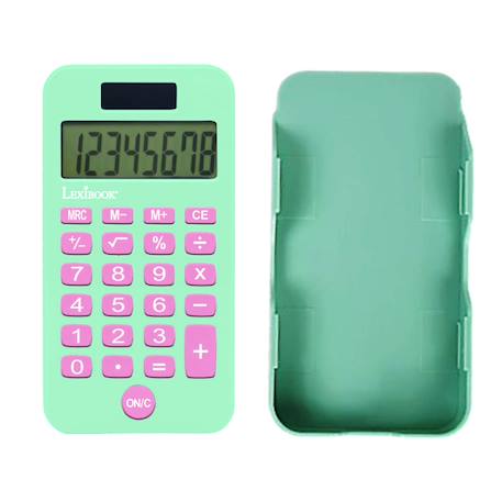 Calculatrice de Poche Licorne avec Couvercle de Protection, Fonctions Classiques et évoluées, à Piles et Solaire Bleu 6 - vertbaudet enfant 
