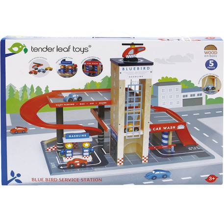 Garage et station service Rouge 6 - vertbaudet enfant 
