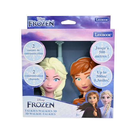 Talkies-walkies la reine des neiges 3d MULTICOLORE 3 - vertbaudet enfant 