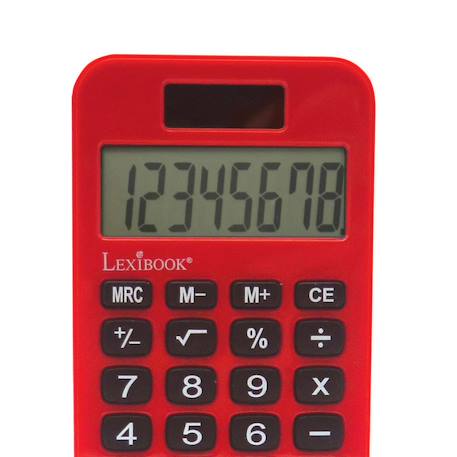 Calculatrice de Poche Miraculous avec Couvercle de Protection, Fonctions Classiques et évoluées, à Piles et Solaire Rouge 5 - vertbaudet enfant 