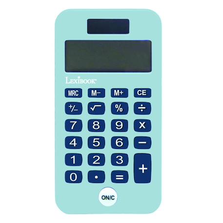 Calculatrice de Poche Dinosaures avec Couvercle de Protection, Fonctions Classiques et évoluées, à Piles et Solaire Bleu 6 - vertbaudet enfant 