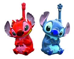 Jouet-Multimédia-Talkies-walkies 3d Stitch et Leroy, Portée 500m, 2 canaux communication, clip ceinture