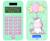 Calculatrice de Poche Licorne avec Couvercle de Protection, Fonctions Classiques et évoluées, à Piles et Solaire Bleu 1 - vertbaudet enfant 