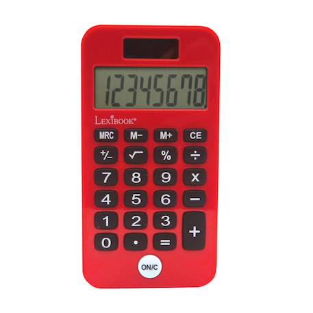 Calculatrice de Poche Miraculous avec Couvercle de Protection, Fonctions Classiques et évoluées, à Piles et Solaire Rouge 4 - vertbaudet enfant 