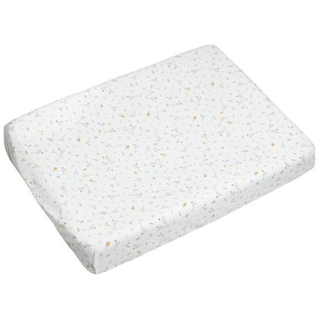 Set housse de matelas à langer et tapis de change Melody, blanc imprimé minimaliste+Safari, vert, gris, blanc+Sidonia, beige, écru, blanc 9 - vertbaudet enfant 