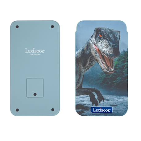 Calculatrice de Poche Dinosaures avec Couvercle de Protection, Fonctions Classiques et évoluées, à Piles et Solaire Bleu 4 - vertbaudet enfant 