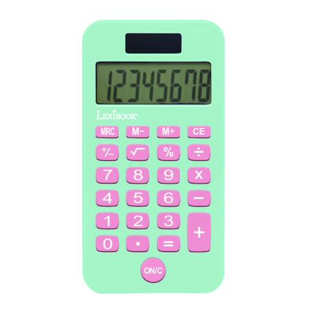Calculatrice de Poche Licorne avec Couvercle de Protection, Fonctions Classiques et évoluées, à Piles et Solaire Bleu 2 - vertbaudet enfant 