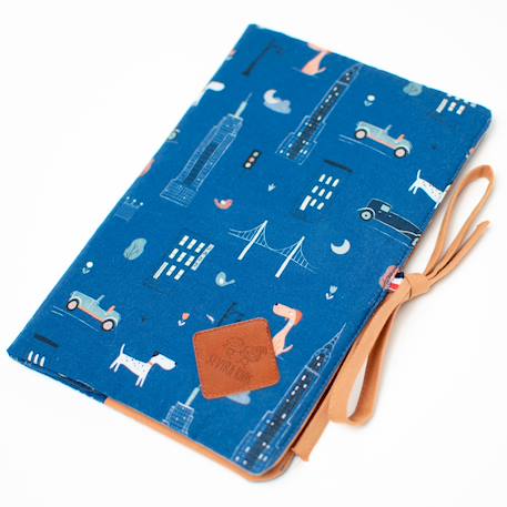 Protège carnet de santé  new york New york, bleu jeans 4 - vertbaudet enfant 