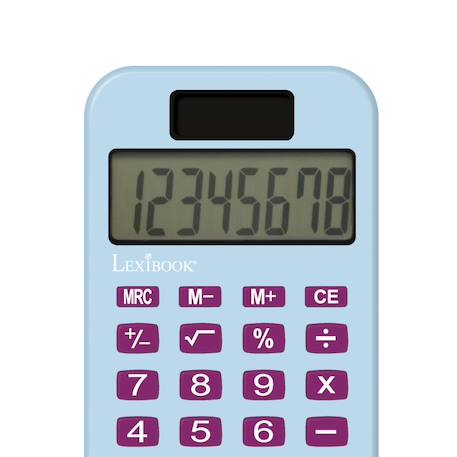 Calculatrice de Poche Reine des neiges avec Couvercle de Protection, Fonctions Classiques et évoluées, à Piles et Solaire Bleu 4 - vertbaudet enfant 
