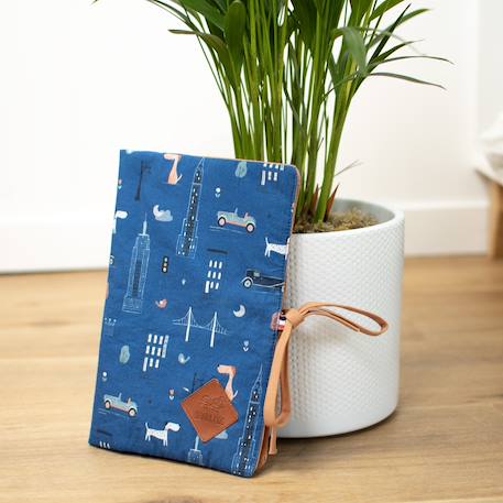 Protège carnet de santé  new york New york, bleu jeans 2 - vertbaudet enfant 