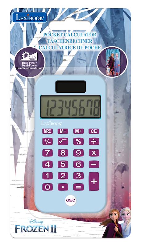 Calculatrice de Poche Reine des neiges avec Couvercle de Protection, Fonctions Classiques et évoluées, à Piles et Solaire Bleu 6 - vertbaudet enfant 