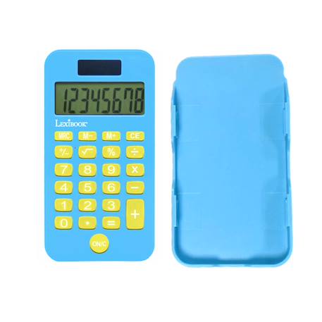 Calculatrice de Poche Stitch avec Couvercle de Protection, Fonctions Classiques et évoluées, à Piles et Solaire Bleu 4 - vertbaudet enfant 
