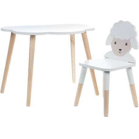 Chaise enfant Blanc, beige 3 - vertbaudet enfant 