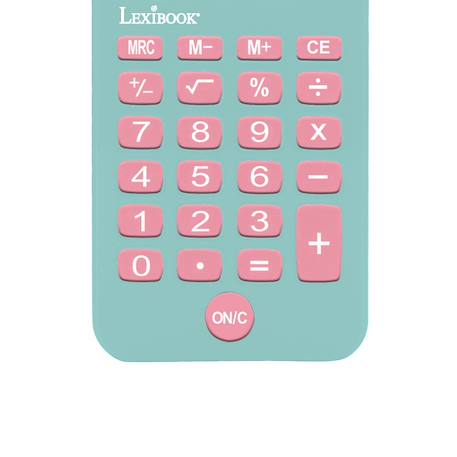 Calculatrice de Poche Licorne avec Couvercle de Protection, Fonctions Classiques et évoluées, à Piles et Solaire Bleu 4 - vertbaudet enfant 