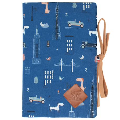 Protège carnet de santé  new york New york, bleu jeans 1 - vertbaudet enfant 