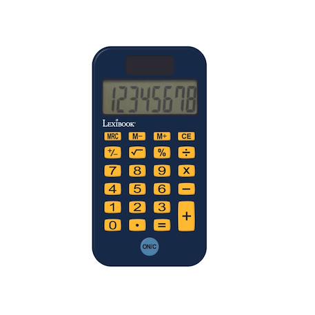 Calculatrice de Poche Batman avec Couvercle de Protection, Fonctions Classiques et évoluées, à Piles et Solaire Bleu 1 - vertbaudet enfant 