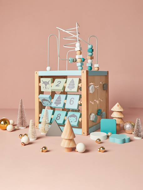 Grand cube d'activités bois fsc® - biche ella Berry+Chevruil Ella+Scandi+Scandi XXL 16 - vertbaudet enfant 