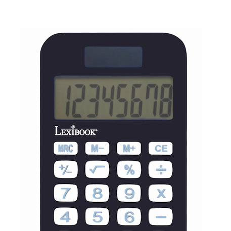 Calculatrice de Poche Manga avec Couvercle de Protection, Fonctions Classiques et évoluées, à Piles et Solaire Noir 2 - vertbaudet enfant 