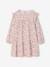 Robe imprimée à volants fille écru+marine+vanille+vert sauge 2 - vertbaudet enfant 