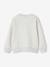 Sweat garçon col rond motif placé blanc chiné+bleu nuit+kaki 4 - vertbaudet enfant 