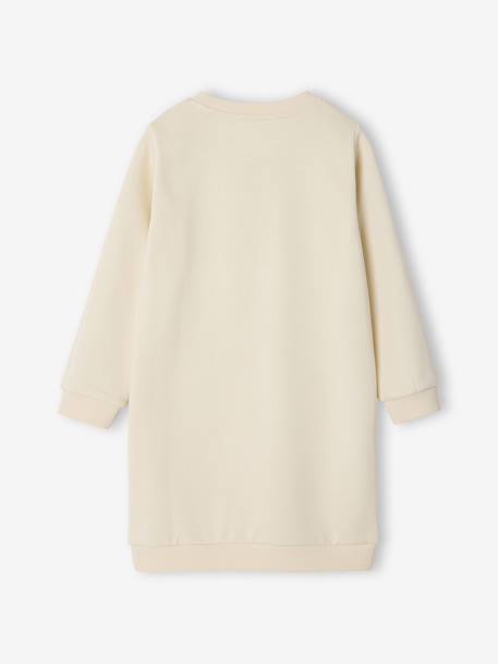 Robe en molleton fille écru+marine+vert sauge 6 - vertbaudet enfant 
